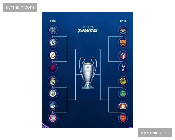 欧冠1-4决赛抽签结果：皇马对阵拜仁，曼城迎战阿森纳